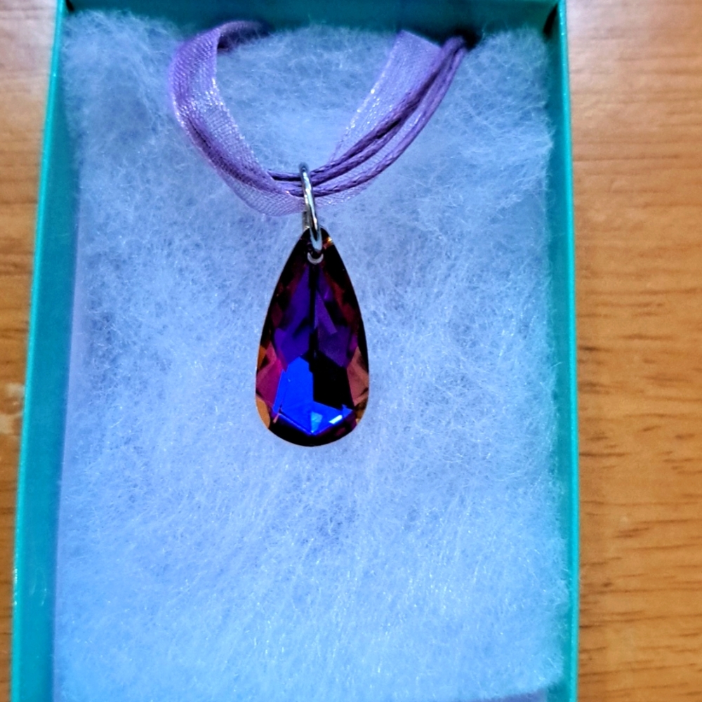 🔥CLEARANCE! Moonlight Comet Crystal Marquise Necklace